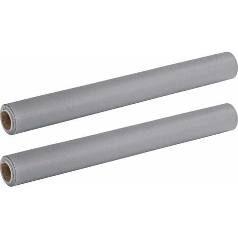 WENKO Tapis Fond De Tiroir Avec Picots, Tapis Antidérapant Tiroir, Protection Tiroir Cuisine, Découpable, Lot De 2, Plastique, 150x50 Cm, Gris 3 WENKO Tapis Fond De Tiroir Avec Picots, Tapis Antidérapant Tiroir, Protection Tiroir Cuisine, Découpable, Lot De 2, Plastique, 150x50 Cm, Gris