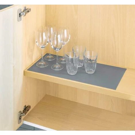WENKO Tapis Fond De Tiroir Avec Picots, Tapis Antidérapant Tiroir, Protection Tiroir Cuisine, Découpable, Lot De 2, Plastique, 150x50 Cm, Gris 7 WENKO Tapis Fond De Tiroir Avec Picots, Tapis Antidérapant Tiroir, Protection Tiroir Cuisine, Découpable, Lot De 2, Plastique, 150x50 Cm, Gris – Image 5