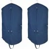 WENKO Housse Vêtements Business Premium, Housse Costume 2 Compartiments Avec Fermeture éclair Et Ouverture Pour Cintre, Lot De 2, Polyester, 112x62 Cm, Bleu Foncé 1 WENKO Housse Vêtements Business Premium, Housse Costume 2 Compartiments Avec Fermeture éclair Et Ouverture Pour Cintre, Lot De 2, Polyester, 112x62 Cm, Bleu Foncé -WENKO Soldes 18941172 1