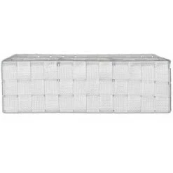 WENKO Organiseur Salle De Bain, Boite De Rangement Adria, Avec 4 Compartiments, Lot De 2, Polypropylène, 32x10x32 Cm, Blanc 10 WENKO Organiseur Salle De Bain, Boite De Rangement Adria, Avec 4 Compartiments, Lot De 2, Polypropylène, 32x10x32 Cm, Blanc -WENKO Soldes 18941229 4