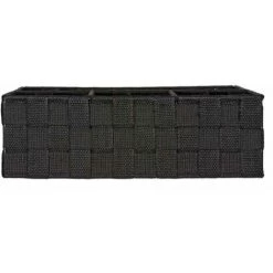 WENKO Organiseur Salle De Bain, Boite De Rangement Adria, Avec 4 Compartiments, Lot De 2, Polypropylène, 32x10x32 Cm, Noir 10 WENKO Organiseur Salle De Bain, Boite De Rangement Adria, Avec 4 Compartiments, Lot De 2, Polypropylène, 32x10x32 Cm, Noir -WENKO Soldes 18941232 4