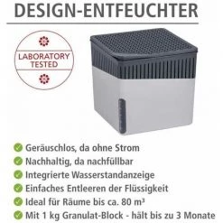 WENKO Déshumidificateur D'intérieur Cube 1000 G Gris 11 WENKO Déshumidificateur D'intérieur Cube 1000 G Gris -WENKO Soldes 18941267 5