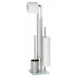 WENKO Combiné WC Rivalta, 3en1 Brosse WC Dérouleur Papier Toilette Et Stockeur, Rivalta Mat, Avec Brosse De Rechange 9 WENKO Combiné WC Rivalta, 3en1 Brosse WC Dérouleur Papier Toilette Et Stockeur, Rivalta Mat, Avec Brosse De Rechange -WENKO Soldes 18941330 3
