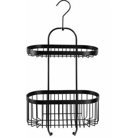 WENKO Caddy Salle De Bain Classic Plus Black Avec Adapteur Vacuum-Loc® 5 WENKO Caddy Salle De Bain Classic Plus Black Avec Adapteur Vacuum-Loc® – Image 3