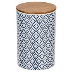 WENKO Boîte De Rangement Lorca, Lot De 3 Boites De Conservation En Céramique Et Couvercle Hermétique En Bambou 9 WENKO Boîte De Rangement Lorca, Lot De 3 Boites De Conservation En Céramique Et Couvercle Hermétique En Bambou -WENKO Soldes 18941354 3