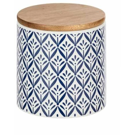 WENKO Boîte De Rangement Lorca, Lot De 3 Boites De Conservation En Céramique Et Couvercle Hermétique En Bambou 6 WENKO Boîte De Rangement Lorca, Lot De 3 Boites De Conservation En Céramique Et Couvercle Hermétique En Bambou – Image 4