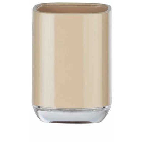 WENKO Set Accessoires De Salle De Bain Masone, 3 Pièces, Brosse WC, Distributeur De Savon Liquide Et Porte Brosse à Dents, Plastique De Haute Qualité, Sable 5 WENKO Set Accessoires De Salle De Bain Masone, 3 Pièces, Brosse WC, Distributeur De Savon Liquide Et Porte Brosse à Dents, Plastique De Haute Qualité, Sable – Image 3