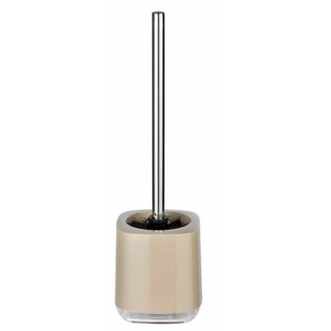 WENKO Set Accessoires De Salle De Bain Masone, 3 Pièces, Brosse WC, Distributeur De Savon Liquide Et Porte Brosse à Dents, Plastique De Haute Qualité, Sable 7 WENKO Set Accessoires De Salle De Bain Masone, 3 Pièces, Brosse WC, Distributeur De Savon Liquide Et Porte Brosse à Dents, Plastique De Haute Qualité, Sable – Image 5