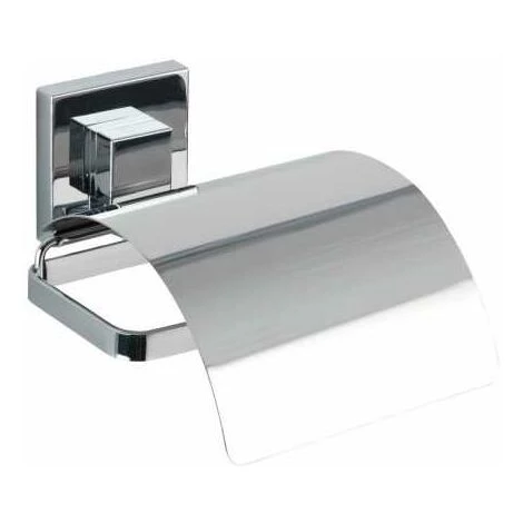 WENKO VacuumLoc® Set-WC : Brosse WC Suspendu Et Porte Papier Toilette Mural, Quadro 4 WENKO VacuumLoc® Set-WC : Brosse WC Suspendu Et Porte Papier Toilette Mural, Quadro – Image 2