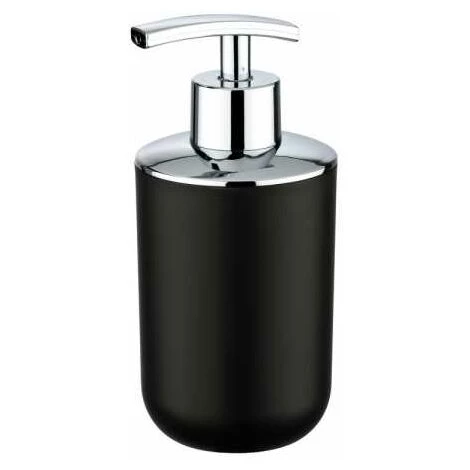 WENKO Set D'accessoires De Salle De Bain, Gobelet Salle De Bain, Distributeur Savon Liquide, Mini Poubelle Salle De Bain Brasil Noir 6 WENKO Set D'accessoires De Salle De Bain, Gobelet Salle De Bain, Distributeur Savon Liquide, Mini Poubelle Salle De Bain Brasil Noir – Image 4