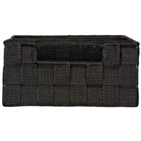 WENKO Organiseur Salle De Bain Adria, Rangement Salle De Bain 3 Compartiments, Lot De 2, Polypropylène, 32x21x10 Cm, Noir 6 WENKO Organiseur Salle De Bain Adria, Rangement Salle De Bain 3 Compartiments, Lot De 2, Polypropylène, 32x21x10 Cm, Noir – Image 4