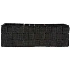 WENKO Organiseur Salle De Bain Adria, Rangement Salle De Bain 3 Compartiments, Lot De 2, Polypropylène, 32x21x10 Cm, Noir 11 WENKO Organiseur Salle De Bain Adria, Rangement Salle De Bain 3 Compartiments, Lot De 2, Polypropylène, 32x21x10 Cm, Noir -WENKO Soldes 18962582 5
