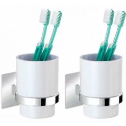 WENKO Turbo-Loc® Gobelet à Dents Quadro