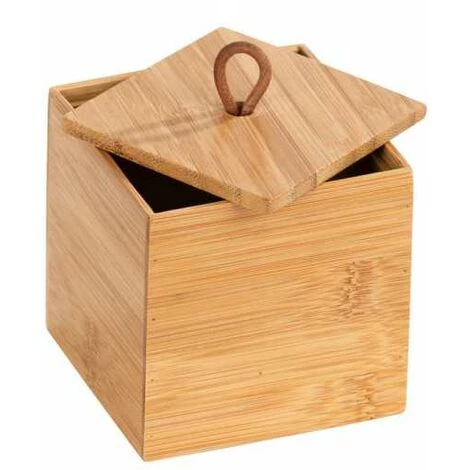 WENKO Boite De Rangement Avec Couvercle Terra S, M, L, Petite Boite De Rangement Décorative En Bois, Lot De 3, Bambou, 3 Tailles Différentes, Marron 5 WENKO Boite De Rangement Avec Couvercle Terra S, M, L, Petite Boite De Rangement Décorative En Bois, Lot De 3, Bambou, 3 Tailles Différentes, Marron – Image 3