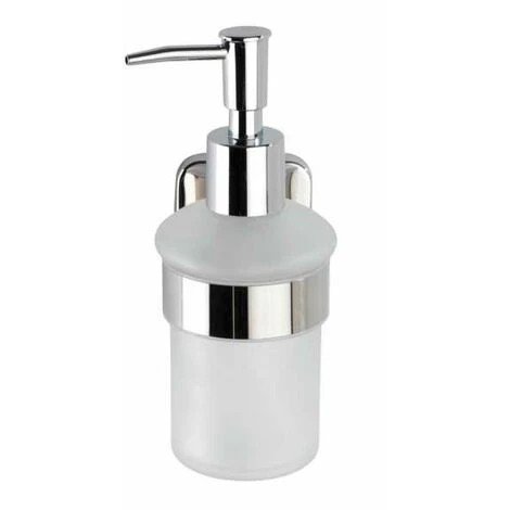 WENKO Distributeur Savon Liquide Mural Mezzano, Capacité 200 Ml, Acier Inox, 7x16,5x12 Cm, Brillant 4 WENKO Distributeur Savon Liquide Mural Mezzano, Capacité 200 Ml, Acier Inox, 7x16,5x12 Cm, Brillant – Image 2