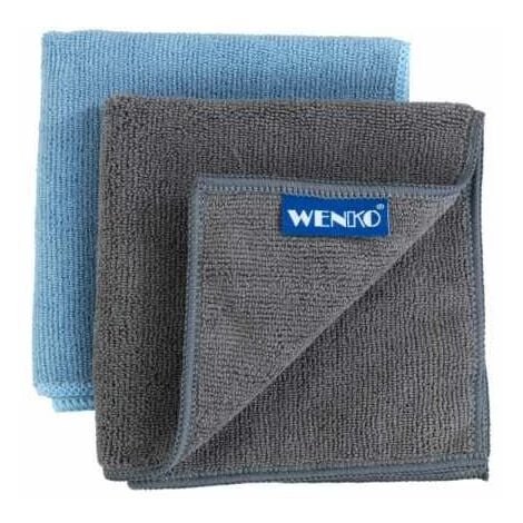 WENKO Torchon Microfibre Miko, Lot De 2 3 WENKO Torchon Microfibre Miko, Lot De 2