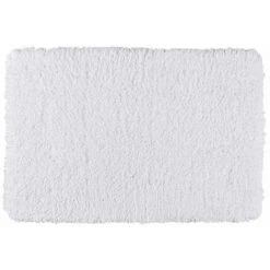 WENKO Tapis De Bain Belize, Tapis Salle De Bain, épais Et Confortable, Polyester Microfibre, 60x90 Cm, Blanc