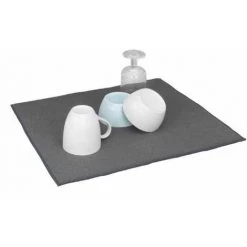 WENKO Tapis égouttoir Vaisselle Microfibre, Miko, Gris -WENKO Soldes 19405377 4