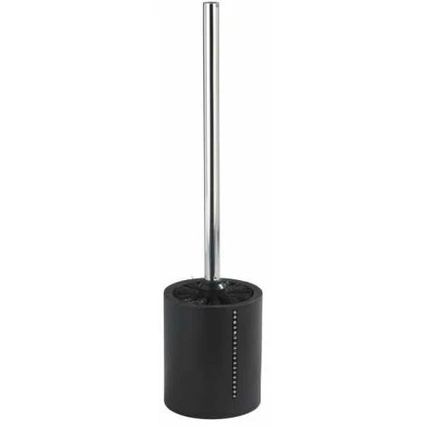 WENKO Set D'accessoires Salle De Bain Diamond, Porte Brosse à Dent, Distributeur Savon Liquide, Brosse WC, Polyrésine Avec Strass, Noir 6 WENKO Set D'accessoires Salle De Bain Diamond, Porte Brosse à Dent, Distributeur Savon Liquide, Brosse WC, Polyrésine Avec Strass, Noir – Image 4