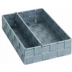 WENKO Organiseur Tiroir Cuisine Avec Rangement Amovible Adria S Et M, Boite Rangement Salle De Bain, Lot De 4, Plastique, 13x6x18 Cm Et 18x26x6 Cm, Gris 11 WENKO Organiseur Tiroir Cuisine Avec Rangement Amovible Adria S Et M, Boite Rangement Salle De Bain, Lot De 4, Plastique, 13x6x18 Cm Et 18x26x6 Cm, Gris -WENKO Soldes 19668088 5