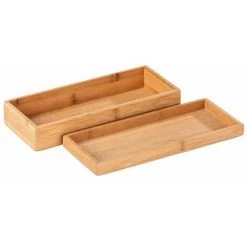 WENKO Plateau Salle De Bain Et Boite De Rangement Avec Couvercle 2en1 Terra, Panier Rangement Salle De Bain Bambou, Lot De 2, 24x5,5x10 Cm, Marron 10 WENKO Plateau Salle De Bain Et Boite De Rangement Avec Couvercle 2en1 Terra, Panier Rangement Salle De Bain Bambou, Lot De 2, 24x5,5x10 Cm, Marron -WENKO Soldes 19668127 4