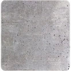 WENKO Tapis De Douche Antidérapant Design Ciment Concrete - 54 X 54 - Gris Clair