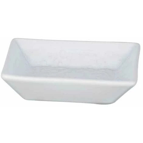 WENKO Porte Savon Céramique à Relief, Porte Savon Blanc Cordoba, Céramique, 2,5x10,5x10,5 Cm, Blanc 3 WENKO Porte Savon Céramique à Relief, Porte Savon Blanc Cordoba, Céramique, 2,5x10,5x10,5 Cm, Blanc