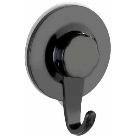 WENKO Crochet Porte Serviette Valenza, Crochet Porte Manteau Fixation Sans Perçage Adhésive Ultra-Loc, Plastique, 6,2x8,5x2,5 Cm, Noir 3 WENKO Crochet Porte Serviette Valenza, Crochet Porte Manteau Fixation Sans Perçage Adhésive Ultra-Loc, Plastique, 6,2x8,5x2,5 Cm, Noir