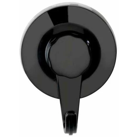 WENKO Crochet Porte Serviette Valenza, Crochet Porte Manteau Fixation Sans Perçage Adhésive Ultra-Loc, Plastique, 6,2x8,5x2,5 Cm, Noir 4 WENKO Crochet Porte Serviette Valenza, Crochet Porte Manteau Fixation Sans Perçage Adhésive Ultra-Loc, Plastique, 6,2x8,5x2,5 Cm, Noir – Image 2