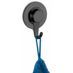 WENKO Crochet Porte Serviette Valenza, Crochet Porte Manteau Fixation Sans Perçage Adhésive Ultra-Loc, Plastique, 6,2x8,5x2,5 Cm, Noir 8 WENKO Crochet Porte Serviette Valenza, Crochet Porte Manteau Fixation Sans Perçage Adhésive Ultra-Loc, Plastique, 6,2x8,5x2,5 Cm, Noir -WENKO Soldes 22918659 3