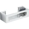 WENKO Etagère De Douche Murale Sans Perçage Bralia, Panier De Douche Fixation Sans Perçage Power-Loc®, Plastique, 30x8,5x12 Cm, Chromé -WENKO Soldes 22918663 1
