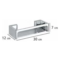 WENKO Etagère De Douche Murale Sans Perçage Bralia, Panier De Douche Fixation Sans Perçage Power-Loc®, Plastique, 30x8,5x12 Cm, Chromé 10 WENKO Etagère De Douche Murale Sans Perçage Bralia, Panier De Douche Fixation Sans Perçage Power-Loc®, Plastique, 30x8,5x12 Cm, Chromé -WENKO Soldes 22918663 4