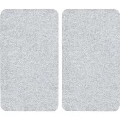 WENKO Plaque De Protection Cuisson En Verre, Universel, Lot De 2, Verre Trempé, 30x52 Cm, Transparent