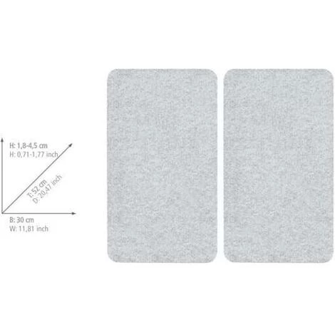 WENKO Plaque De Protection Cuisson En Verre, Universel, Lot De 2, Verre Trempé, 30x52 Cm, Transparent 7 WENKO Plaque De Protection Cuisson En Verre, Universel, Lot De 2, Verre Trempé, 30x52 Cm, Transparent – Image 5