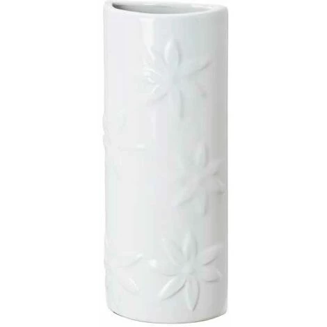 WENKO Saturateur Radiateur Fleurs, Humidificateur D'air à Suspendre Avec Crochet Inclus, Céramique, 9x19,5x4 Cm, Blanc 6 WENKO Saturateur Radiateur Fleurs, Humidificateur D'air à Suspendre Avec Crochet Inclus, Céramique, 9x19,5x4 Cm, Blanc – Image 4