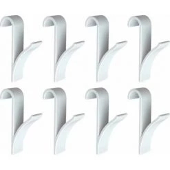 WENKO Crochet Pour Radiateurs Sèche-serviettes Blanc