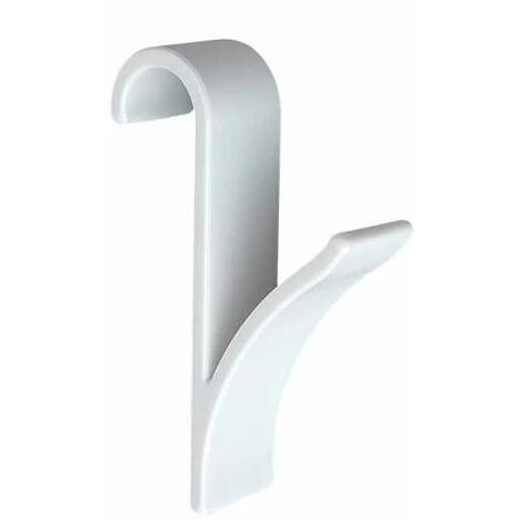 WENKO Crochet Pour Radiateurs Sèche-serviettes Blanc 4 WENKO Crochet Pour Radiateurs Sèche-serviettes Blanc – Image 2