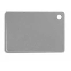 WENKO Planche à Découper Basic S, Planche à Découper Avec Surface Antibactérienne, Lot De 4, Plastique, 23x16 Cm, Gris -WENKO Soldes 22918734 4