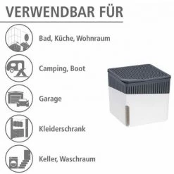 WENKO Déshumidificateur D'intérieur Cube 500 G Blanc -WENKO Soldes 22918753 4