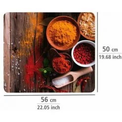 WENKO Fond De Hotte, Crédence Cuisine, "Epices", Verre Trempé, 50x56 Cm, Multicolore 10 WENKO Fond De Hotte, Crédence Cuisine, "Epices", Verre Trempé, 50x56 Cm, Multicolore -WENKO Soldes 22986404 4