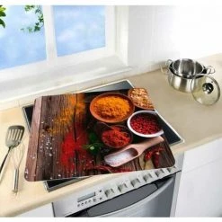 WENKO Fond De Hotte, Crédence Cuisine, "Epices", Verre Trempé, 50x56 Cm, Multicolore 11 WENKO Fond De Hotte, Crédence Cuisine, "Epices", Verre Trempé, 50x56 Cm, Multicolore -WENKO Soldes 22986404 5
