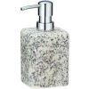 WENKO Distributeur De Savon Design Terrazzo - 8 X 9 X 16 - Gris -WENKO Soldes 23180113 1