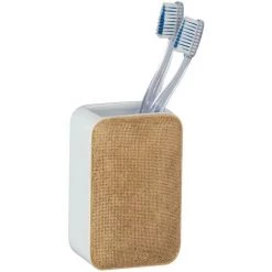 WENKO Gobelet De Salle De Bain Design Ambila - 7 X 6 X 12 - Beige 5 WENKO Gobelet De Salle De Bain Design Ambila - 7 X 6 X 12 - Beige -WENKO Soldes 23180119 2