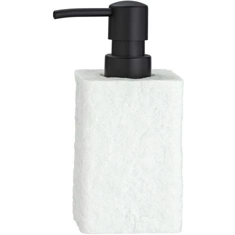 WENKO Distributeur De Savon Design Pierre Villata - 7 X 7 X 15 - Blanc 4 WENKO Distributeur De Savon Design Pierre Villata - 7 X 7 X 15 - Blanc – Image 2