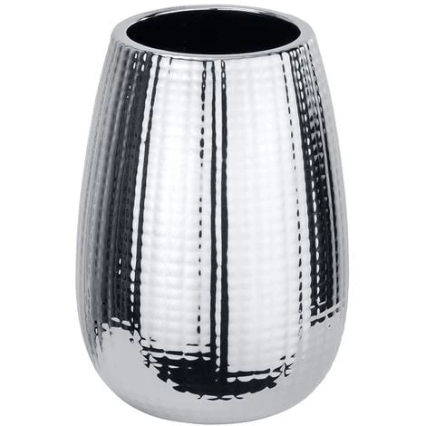 WENKO Gobelet De Salle De Bain Design Dakar - Diam 8 X 11 - Argent 3 WENKO Gobelet De Salle De Bain Design Dakar - Diam 8 X 11 - Argent