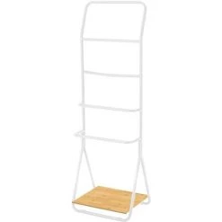 WENKO Porte-serviette à Barres Design Verona - 51 X 40 X 156 - Blanc