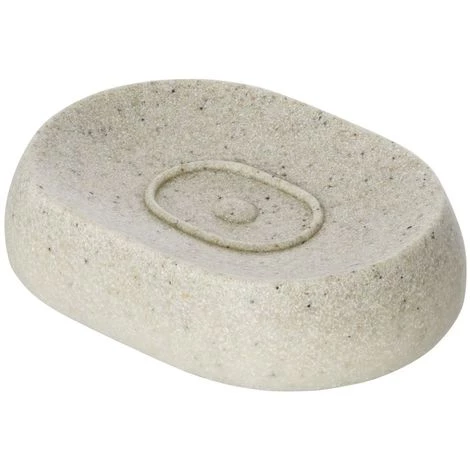 WENKO Porte Savon Design Nature Puro - 9 X 9 X 6 - Beige 3 WENKO Porte Savon Design Nature Puro - 9 X 9 X 6 - Beige
