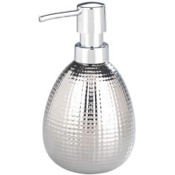 WENKO Distributeur De Savon Design Polaris Jet - Diam 10 X 16 - Argent