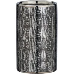 WENKO Gobelet De Salle De Bain Design Nuria - Diam 6 X 10 - Gris Foncé