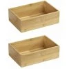 WENKO Boite De Rangement Bambou Terra L, 22x15x7cm, Lot De 2 1 WENKO Boite De Rangement Bambou Terra L, 22x15x7cm, Lot De 2 -WENKO Soldes 23390372 1
